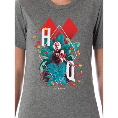 DC Womens' The Suicide Squad Harley Quinn Tropical Movie Sleep Pajama Set Multicolored 4 DC Womens' The Suicide Squad Harley Quinn Tropical Movie Sleep Pajama Set Multicolored - Image 2