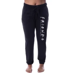 Friends TV Show Logo Womens' Sleep Jogger Loungewear Pajama Pants Black 7 Friends TV Show Logo Womens' Sleep Jogger Loungewear Pajama Pants Black -Lady Clothing Store GUEST 3d1ac3f8 83d7 4fc5 9434 5c1ea469dd14