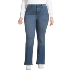Lands' End Women's Recover High Rise Bootcut Blue Jeans -Lady Clothing Store GUEST 3e42bb77 4532 41d2 978e b72e9f62af3a