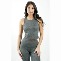 Yogalicious - Women's Nude Tech Water Droplet Crop Top -Lady Clothing Store GUEST 3e8c9045 4abd 419d 8830 53147795771b