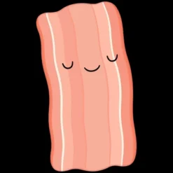 Junior's Design By Humans One Happy Piece Of Bacon By Kimvervuurt T-Shirt