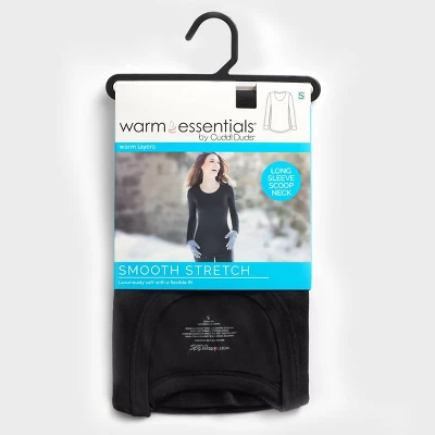 Warm Essentials By Cuddl Duds Women's Smooth Stretch Thermal Scoop Neck Top 4 Warm Essentials By Cuddl Duds Women's Smooth Stretch Thermal Scoop Neck Top - Image 2