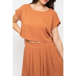 August Sky Women's Short Batwing Solid Top -Lady Clothing Store GUEST 42f727c5 54c3 4400 921d a0ee1ff61c95