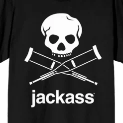 Jackass Key Art Women's Black T-Shirt
