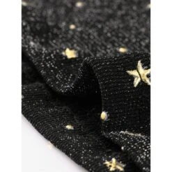 Allegra K Women's Mesh Crop Stars Mock Neck Party See Through Blouse -Lady Clothing Store GUEST 465b78c6 2864 4b5b a732 f23f3d58d4cd