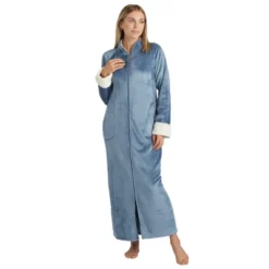 Softies Plush Mandarin Collar Zip Robe -Lady Clothing Store GUEST 4b69328c 9c64 43e6 a324 cad098ded8e3