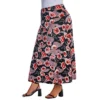 Womens Plus Size Black And Red Floral Maxi Skirt -Lady Clothing Store GUEST 4cdc82e6 4bcd 4147 b215 00675f0e2242