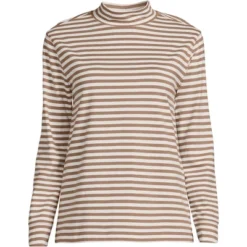 Lands' End Women's Plus Size Long Sleeve Super T Mock -Lady Clothing Store GUEST 4e37603a 0f11 40c3 8f55 a9ac80602205