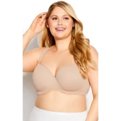 Women's Plus Size Basic Balconette Bra - Beige | AVENUE -Lady Clothing Store GUEST 4ec11170 4b19 4ec5 8f3d 7b5fc3713e22
