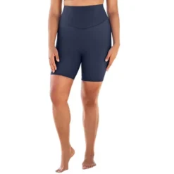 Swim 365 Women’s Plus Size 360° Powermesh Swim Boy Short