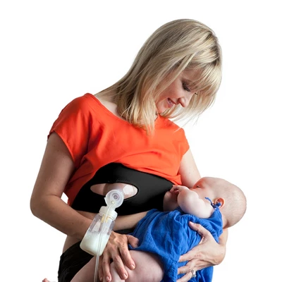 Pump Strap Hands Free Pumping Bra Strap - Black 4 Pump Strap Hands Free Pumping Bra Strap - Black - Image 2