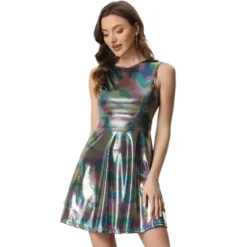 Allegra K Women's Metallic Sleeveless High Waist Party Holographic Dress 29 Allegra K Women's Metallic Sleeveless High Waist Party Holographic Dress -Lady Clothing Store GUEST 52639e8a 2d1b 40c4 bc5c 5a1a15b74d23