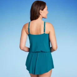 Women's UPF 50 High Neck Swim Romper With Pockets One Piece Swimsuit - Aqua Green® 14 Women's UPF 50 High Neck Swim Romper With Pockets One Piece Swimsuit - Aqua Green® -Lady Clothing Store GUEST 52756d09 140f 4596 af7e a8bb52df07b8