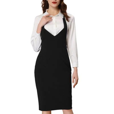 Allegra K Work Skirt For Women's Halter Neck Summer Fashion Suspender Skirts 3 Allegra K Work Skirt For Women's Halter Neck Summer Fashion Suspender Skirts