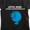 Mr. Men And Little Miss Meme Little Miss Avoids Confrontation Crew Neck Short Sleeve Women's Black T-shirt -Lady Clothing Store GUEST 52d997a3 ddf7 4d84 bf70 1e71a4d3bc6e