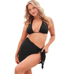 Swimsuits For All Women’s Plus Size The Christina Ribbed Sarong -Lady Clothing Store GUEST 53240979 2d77 4e14 8c35 526c5c5234e4