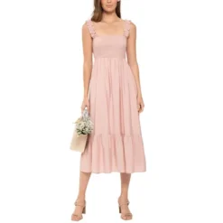 August Sky Women's Smocked Midi Dress 22 August Sky Women's Smocked Midi Dress -Lady Clothing Store GUEST 53a4fa50 762d 4eb7 8c07 358d937fa8be