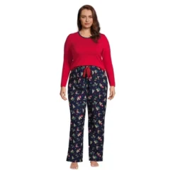 Lands' End Women's Pajama Set Knit Long Sleeve T-Shirt And Flannel Pants 14 Lands' End Women's Pajama Set Knit Long Sleeve T-Shirt And Flannel Pants -Lady Clothing Store GUEST 58f00ba0 73b1 49ff b799 43d9edf16cbf
