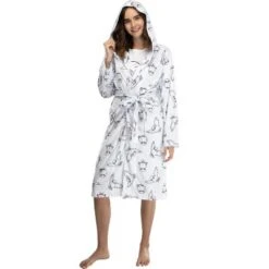 Harry Potter Womens Hedwig Owl Soft Minky Plush Robe -Lady Clothing Store GUEST 5b8bb090 77fb 41f0 a6b0 19725af1a7e4