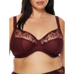 Elomi Women's Charley Floral Side Support Plunge Bra - EL4380 -Lady Clothing Store GUEST 5bb1487c c96c 48c7 8a81 69083af9a6fe