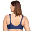 Glamorise Womens WonderWire Front-Closure Underwire Bra 1245 Navy Print -Lady Clothing Store GUEST 5bd8c0f4 a939 420a a125 f5e6ba5b7b2e
