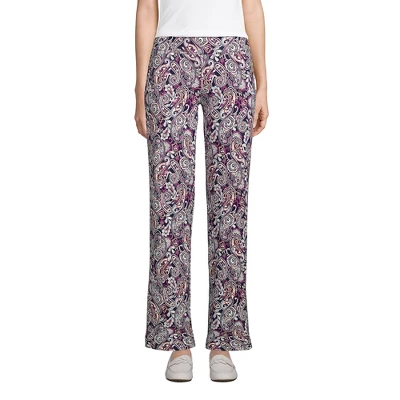 Lands' End Women's Starfish Mid Rise Straight Leg Elastic Waist Pull On Pants 14 Lands' End Women's Starfish Mid Rise Straight Leg Elastic Waist Pull On Pants - Image 12