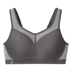 Glamorise Womens High Impact Wonderwire Sports Underwire Bra 9066 Gray -Lady Clothing Store GUEST 5e181803 8297 40c5 b6e5 a629d2b8e45c