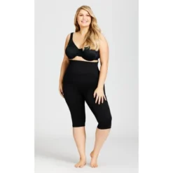 AVENUE | Seamless Hi Waist Capri - Black -Lady Clothing Store GUEST 5f235f8d b607 4c31 b6dd 008069f3c99a