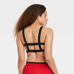 Women's Cotton Rib Cage Back Bralette - Colsie™