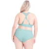 Women's Plus Size Racer Back Bralette - Powder Blue | HIPS & CURVES