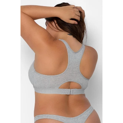 Smart & Sexy Women's Comfort Cotton Front & Back Close Racerback Bra 7 Smart & Sexy Women's Comfort Cotton Front & Back Close Racerback Bra - Image 5