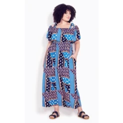 Women's Plus Size Oslo Maxi Dress - Blue Print | EVANS 7 Women's Plus Size Oslo Maxi Dress - Blue Print | EVANS -Lady Clothing Store GUEST 633d0072 780a 49d7 85d7 6b85dbea026c