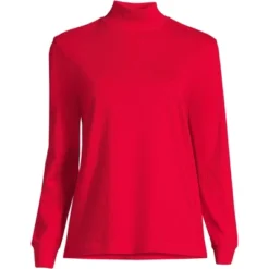 Lands' End Women's Plus Size Long Sleeve Super T Mock -Lady Clothing Store GUEST 63e3a0f8 8598 43c3 b1db e5aaa5a5e1b5