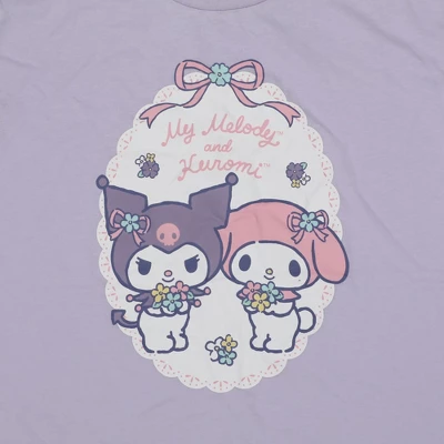 SANRIO Kuromi & My Melody Women's Lavender Sleepwear Set 4 SANRIO Kuromi & My Melody Women's Lavender Sleepwear Set - Image 2