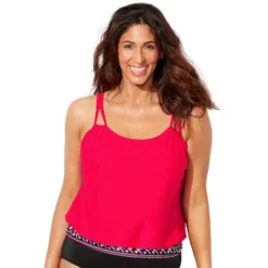 Swimsuits For All Women’s Plus Size Loop Strap Blouson Tankini Top 21 Swimsuits For All Women’s Plus Size Loop Strap Blouson Tankini Top -Lady Clothing Store GUEST 6617bdd7 9b15 4eb8 a52d 88c747dcb410
