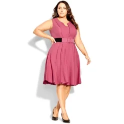 Women's Plus Size Katherine Dress - Rosey | CITY CHIC -Lady Clothing Store GUEST 670cd921 ef78 4447 93cb 62101d8e03e3