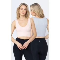 Yogalicious 2 Pack Seamless V-Neck Sports Bra -Lady Clothing Store GUEST 672bfc3a d654 4c94 9587 0a2f08c82988