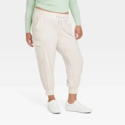 Women's Stretch Woven Tapered Cargo Pants - All In Motion™ -Lady Clothing Store GUEST 68b4628e da8e 42a0 99e7 53e7aeb5e25c