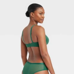 Women's Bliss Lightly Lined Wirefree Bra - Auden™ Green