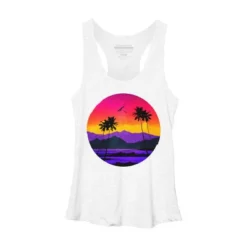 Women's Design By Humans The Color Of Paradise By Clingcling Racerback Tank Top -Lady Clothing Store GUEST 6a233028 748c 43c3 9798 0ec71d5dbe57