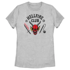 Women's Stranger Things Welcome To The Hellfire Club T-Shirt -Lady Clothing Store GUEST 6a494fc9 6770 4933 a4bc 37c45ef28ea3