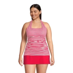 Lands' End Women's Chlorine Resistant Square Neck Halter Tankini Swimsuit Top -Lady Clothing Store GUEST 6a4ac140 2f00 4e48 b504 05234b98e3ee