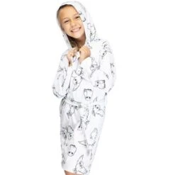 Harry Potter Girls Hedwig Owl Robe Minky Soft Plush Coverup -Lady Clothing Store GUEST 6bb65a46 459a 44ff 895c 70d3d09d407e