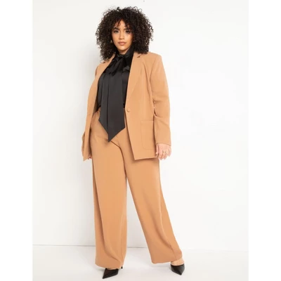 ELOQUII Women’s Plus Size The 365 Suit Straight Leg Pant 3 ELOQUII Women’s Plus Size The 365 Suit Straight Leg Pant