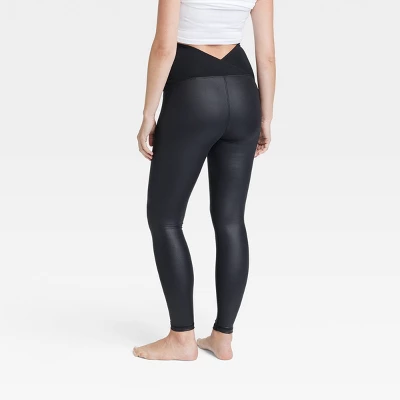 High Gloss Maternity Leggings - Isabel Maternity By Ingrid & Isabel™ Black XS 3 High Gloss Maternity Leggings - Isabel Maternity By Ingrid & Isabel™ Black XS