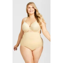 Women's Plus Size Hi Waist Shaper Brief - Beige | AVENUE -Lady Clothing Store GUEST 6e90cbd3 35a7 4830 b7b8 dcd3ea56d9bb
