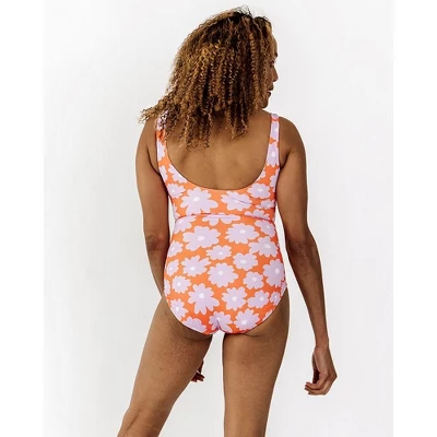 Lime Ricki Women's Daphne Knotted One-Piece 3 Lime Ricki Women's Daphne Knotted One-Piece