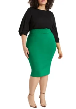 ELOQUII Women’s Plus Size Neoprene Pencil Skirt -Lady Clothing Store GUEST 707f177b e30b 4e4e bc36 961a7dcff80e