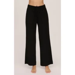 90 Degree By Reflex Marled Pique Daisy Wide Leg Pant With Side Pockets -Lady Clothing Store GUEST 70b3d1e3 5dbd 4d85 b571 3dd3a84bfc06