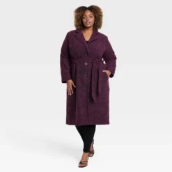 Women's Long Sleeve Wool Pea Coat - Ava & Viv™ -Lady Clothing Store GUEST 72974a99 1075 493a b961 35f3ad7d57e9